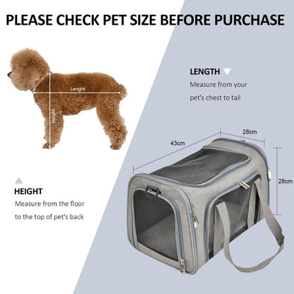 Carrying bag for dogs and cats