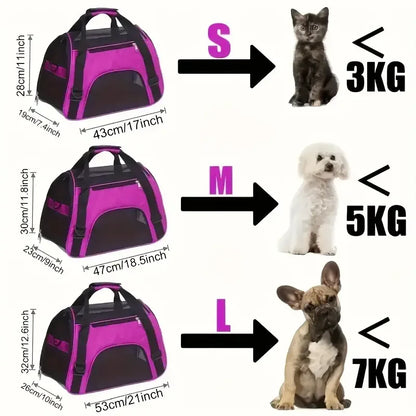 Portable Dog Cat Carrier Bag