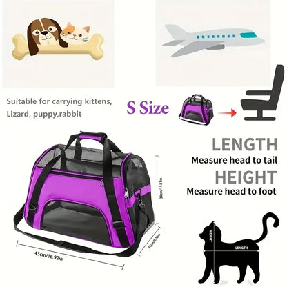 Portable Dog Cat Carrier Bag